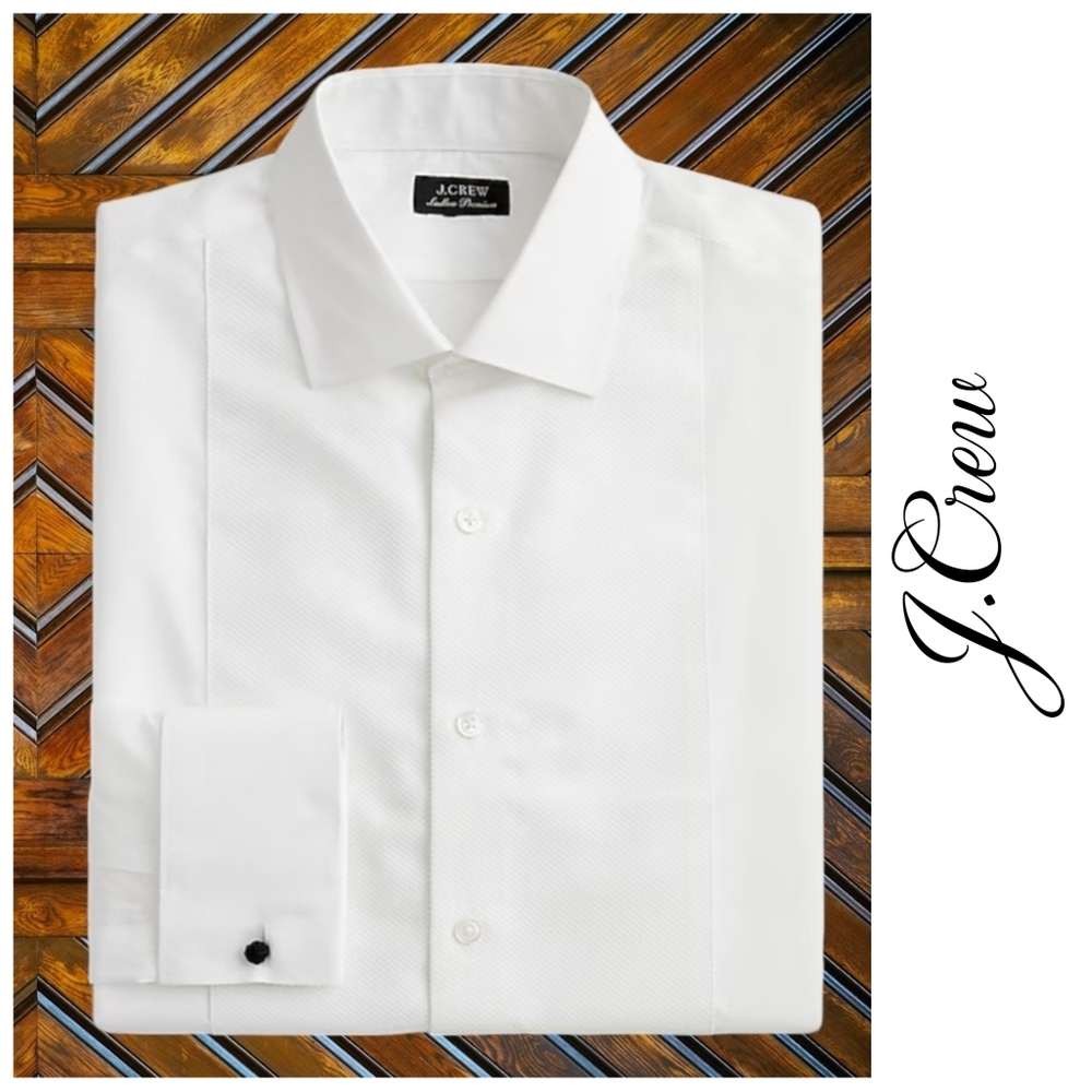 J. Crew Ludlow Bib Front Tux Dress Shirt